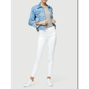 NWT Frame Le Skinny de Jeanne Jeans 27 4 White Blanc Denim